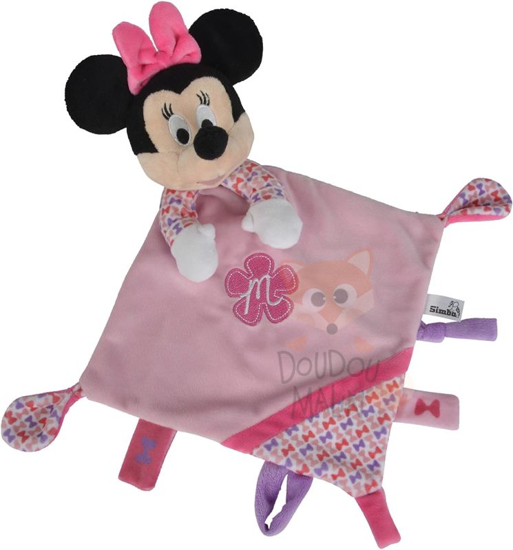  - minnie mouse - comforter pink purple flower 25 cm 